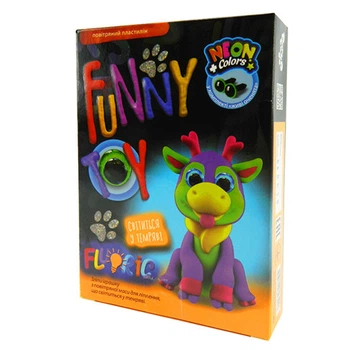 Набор для творчества Danko Toys "AIR CLAY "FLUORIC" развивающий ARCL-FL-01-01,02,03...08U