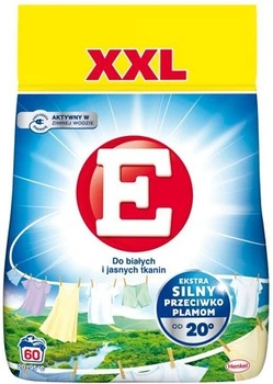 Порошок E для прання білих та світлих тканин 60 циклів прання 3.3 кг (9000101807448)