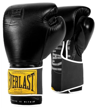 Боксерские перчатки Everlast 1910 CLASSIC TRAINING GLOVE черный Уни 14 унций