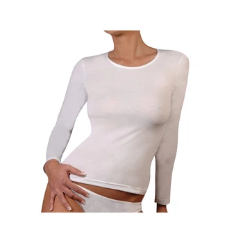 Футболка с длинным рукавом Kappa T-shirt Manica Lunga Girocollo белый Женщины S