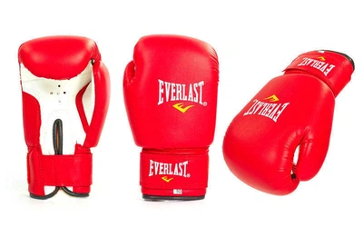 Перчатки боксерские юниорские Everlast MA-0033-R красный вес 8oz
