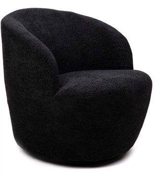 Крісло HOMLA SVINGEN поворотне 65.5 x 77 x 69 см Чорне (5904183871400)