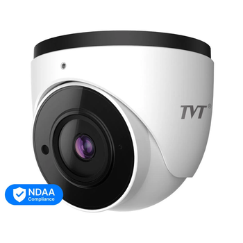 Купольная IP видеокамера с микрофоном TVT TD-9555S3A (D/AZ/PE/AR3), 5Мп