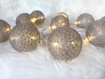 Гірлянди декоративні Cotton Balls 10 led #23