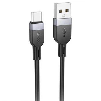 Дата кабель HOCO X109 Energy silicone USB to Type-C (2m) (Black) (243747)