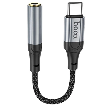 Перехідник HOCO LS36 Fresh Type-C to 3,5 AUX (Black) (231402)