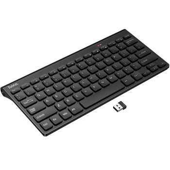 Беспроводная клавиатура HOCO GM70 Dragon mini 2.4G (English version) (Black) (243567)