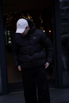 Пуховая мужская куртка Puffer low Black XL