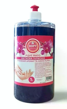 Жидкое мыло SOFT Цветочная гармония 1л