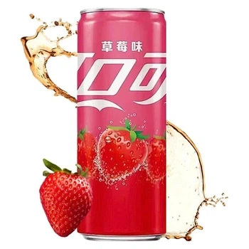 Газированный напиток Coca-Cola Strawberry China 330 мл
