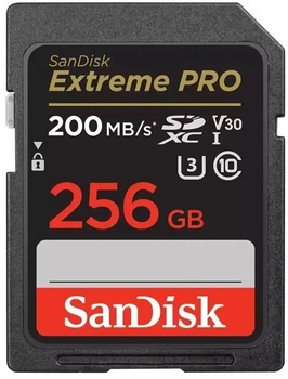 Карта пам'яті SanDisk SD 256ГБ UHS-I V30 140МБ/с Чорна (694939)