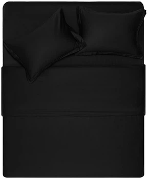 Підковдри ARDESTO Mix&Match Premium, 200х220см, 100% бавовна, сатин, чорний