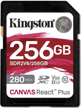 Карта пам'яті SD 256GB C10 UHS-II U3 R280/W150MB/s Kingston (2000003207015)