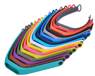 Силіконові ремінці 3 шт. для фітнес-браслета трекера Xiaomi Mi Band M2 Set 3-7