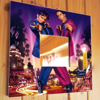Декоративное зеркало "Фильм Ночь в Роксбери. A Night at the Roxbury. Уилл Феррелл" подарок для фанатов кино, украшение спальни, офиса, гаража