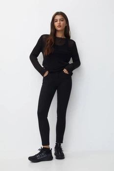 Джинси Pull & Bear чорний OOOBQ755 32