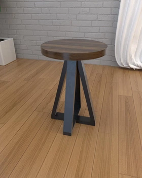 Табурет в стиле лофт EcoLoft Триго DSP-1334-11 Орех Модена