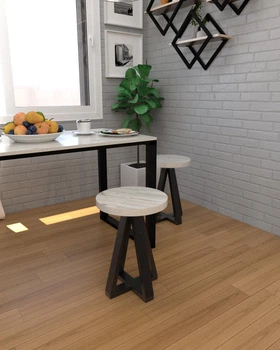 Табурет в стиле лофт EcoLoft Триго DSP-1334-2 Дуб Кортона