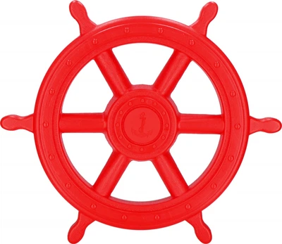 Koło sterowe kapitana Springos na plac zabaw dla dzieci Czerwone (5907719478760)