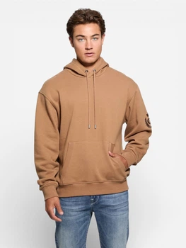 Худі утеплене чоловіче Guess 826162707 L Коричневе (1159851528)