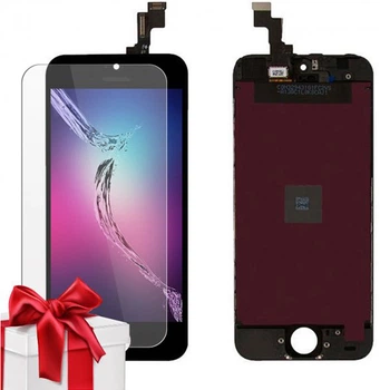 Дисплей iPhone 5S экран Черный iPhone модуль сенсор LCD для iPhone тачскрин стекло сенсор на iPhone Black Защитное стекло в Подарок PAVLYSH (PD-22)