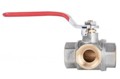 Кран кульовий Thermo Alliance Standart 1/2" ВВВ прямий, триходовий, PN40, важіль SD310W15