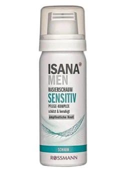Піна для гоління чоловіча Isana Men Sensitive Mini 50 мл