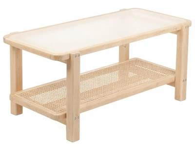 Stolik kawowy HOMLA SIDO ratanowy 100 x 50 x 45 cm (5904183869513)