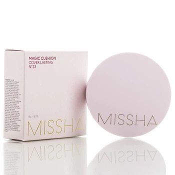 ВВ-кушон матуючий натуральний беж Missha Magic Cushion Cover Lasting SPF50 PA+++ #23 (15 гр)