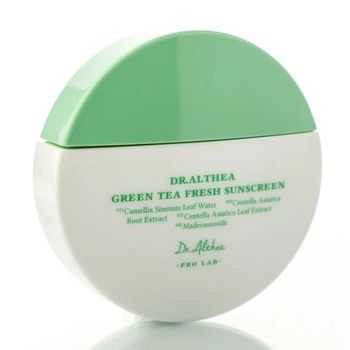 Сонцезахисний крем із екстрактом зеленого чаю Dr. Althea Pro Lab Green Tea Fresh Sunscreen SPF50+ (45 мл)