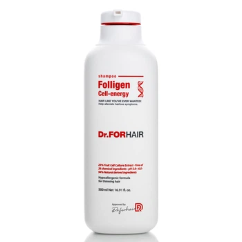 Шампунь для зміцнення і відновлення зрілого волосся Dr.FORHAIR Folligen Cell-Energy Shampoo (500 мл)