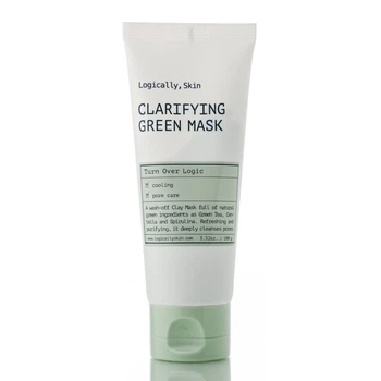 Очищающая маска с глиной и спирулиной Logically, Skin Clarifying Green Mask 100 мл