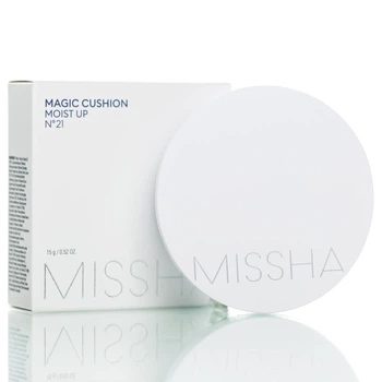 ВВ-кушон зволожуючий світлий беж Missha Magic Cushion Moist Up SPF50 PA+++ #21 (15 гр)