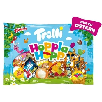 Цукерки желейні Trolli Hoppla Hopp 360 г