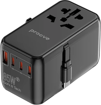 Універсальний адаптер Proove Trip 85W (588950001)
