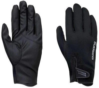 Рукавички Shimano Pearl Fit Full Cover Gloves для риболовлі хлоропрен титанове покриття Black L