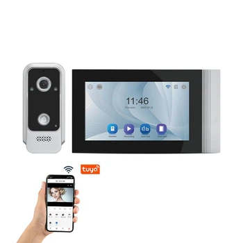 Видеодомофон Wi-Fi GAMWATER L2-V7024T-L2-P с 7-дюймовым экраном