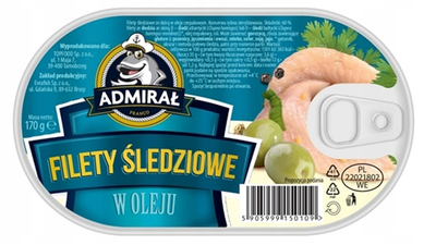 Філе з макрелі в олії Admiral 170г