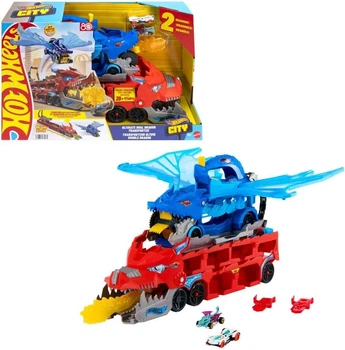 Автомобіль Хот Вілс Два Дракона Hot Wheels Ultimate Dual Dragon Transporter