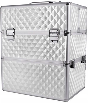 Органайзер для майстра манікюру SunOne сріблястий 35x25x42 см (5903332002870)