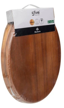 Deska sedesowa 5five Simply Smart drewniana ACACIA 46.5 x 37.3 x 6.4 cm (3560232948961)