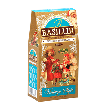 Чай чорний Basilur Вiнтаж Зимовi канiкули 85г картон