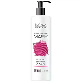 Тонирующая маска для волос Jnowa Professional Fusion Tone 7.46 Red-Violet Brunette Русый красно-фиолетовый 400 мл