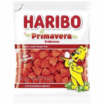 Цукерки желейні Haribo Primavera Erdbeeren - 175 g