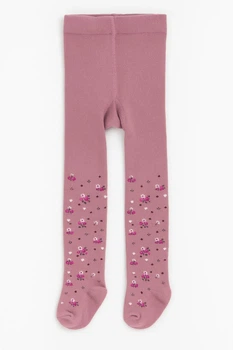 Колготки H&M 867729П рожевий квіти 62-68см