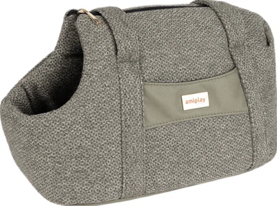 Torba transportowa dla psów Amiplay Milano L Oliwka (5907563310513)