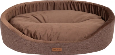 Legowisko dla psów Amiplay Siena XXL Brązowe (5907563303119)