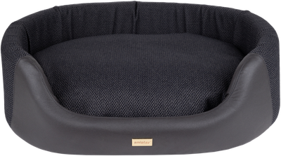 Лежак для собак Amiplay Milano Elipsów S Чорний (5907563310544)