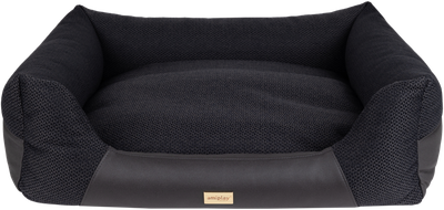 Диван для собак Amiplay Milano ZipClean XL Чорний (5907563310841)
