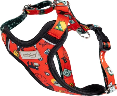Szelki regulowane dla psów Amiplay Amik Discovery L TravelDog (5907563309944)